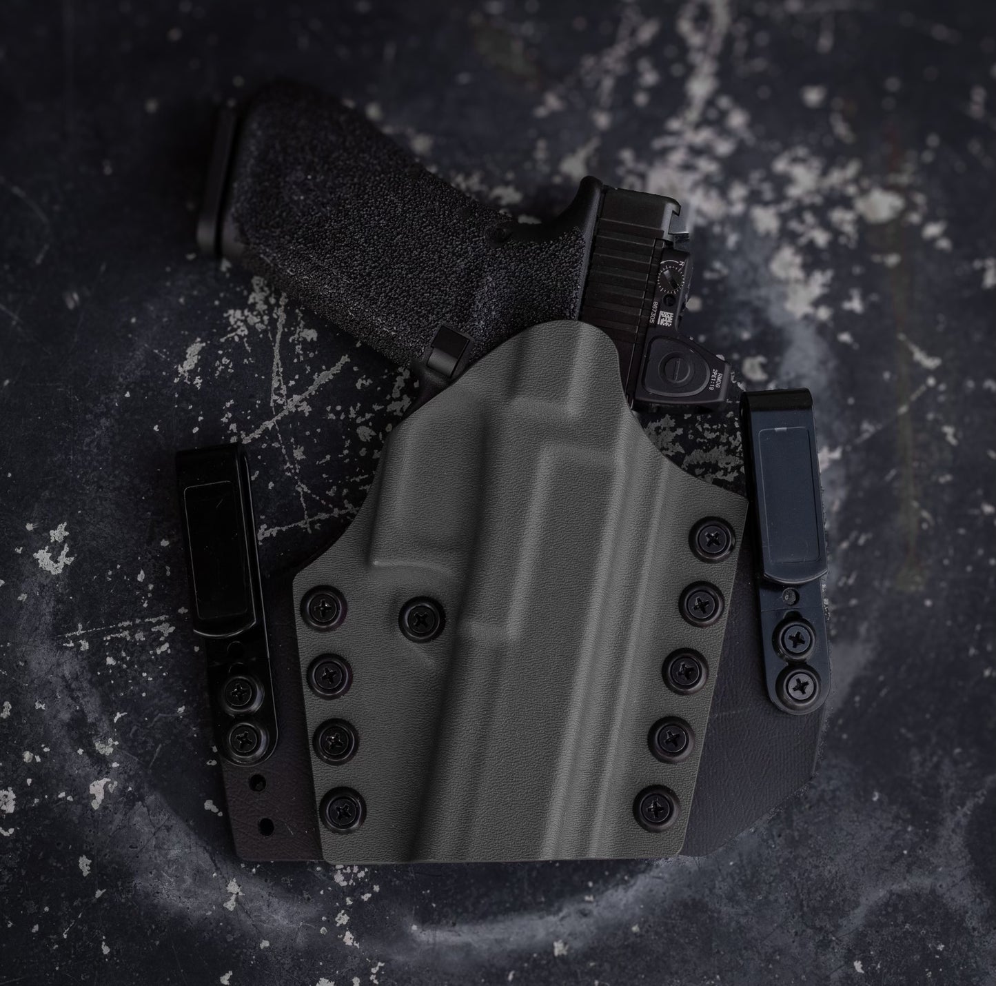 Storm grey iwb holster Glock