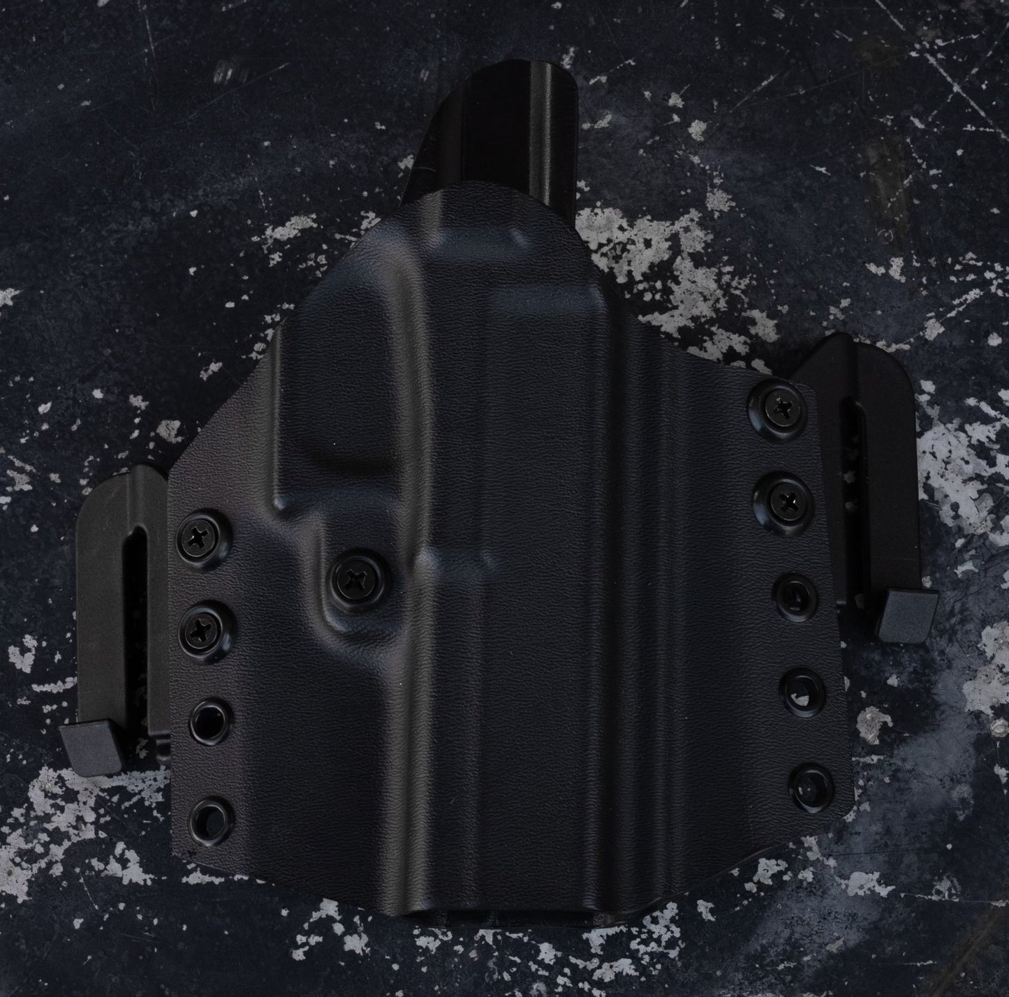 Black kydex OWB holster