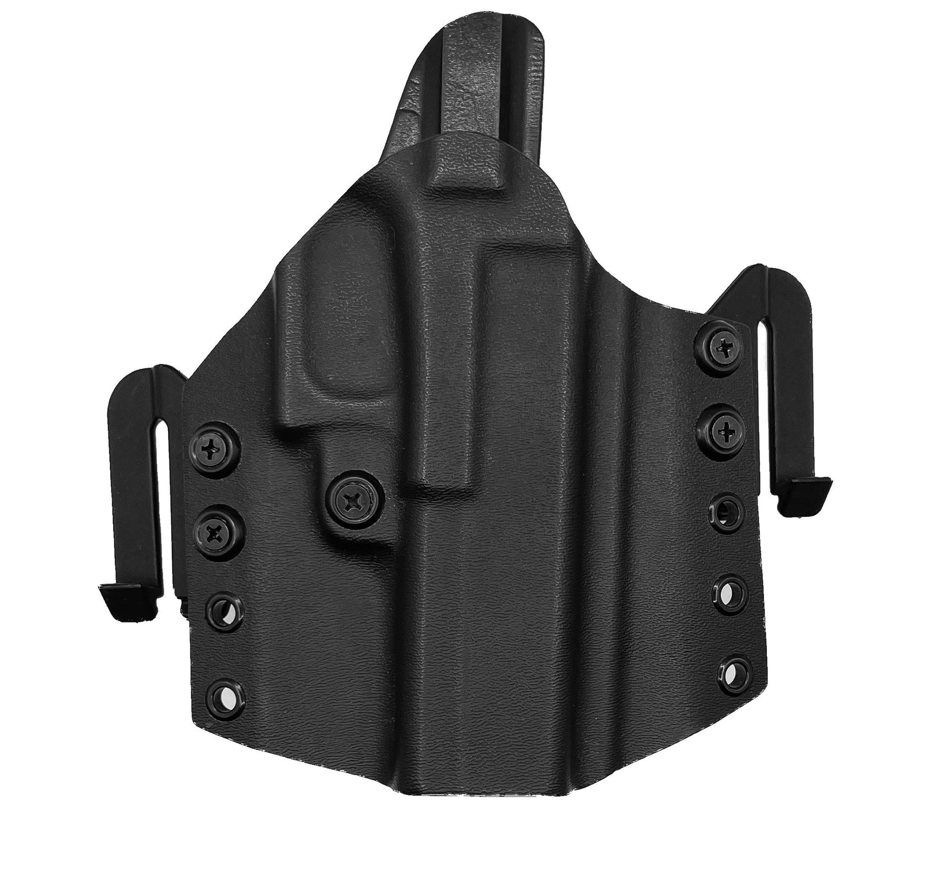 Atlas - High Carry OWB Holster - Comfort and Concealment in Every Carry - DEFCON 1 GEAR[Gun Model] [Holster Type] Kydex Holster - [Hand] Draw - Made in Arizona - DEFCON 1 GEAR
