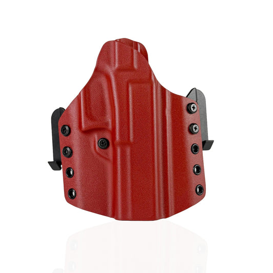 Atlas High-Ride OWB Holster | Concealable Outside the Waistband | USA Made - DEFCON 1 GEAR[Gun Model] [Holster Type] Kydex Holster - [Hand] Draw - Made in Arizona - DEFCON 1 GEAR