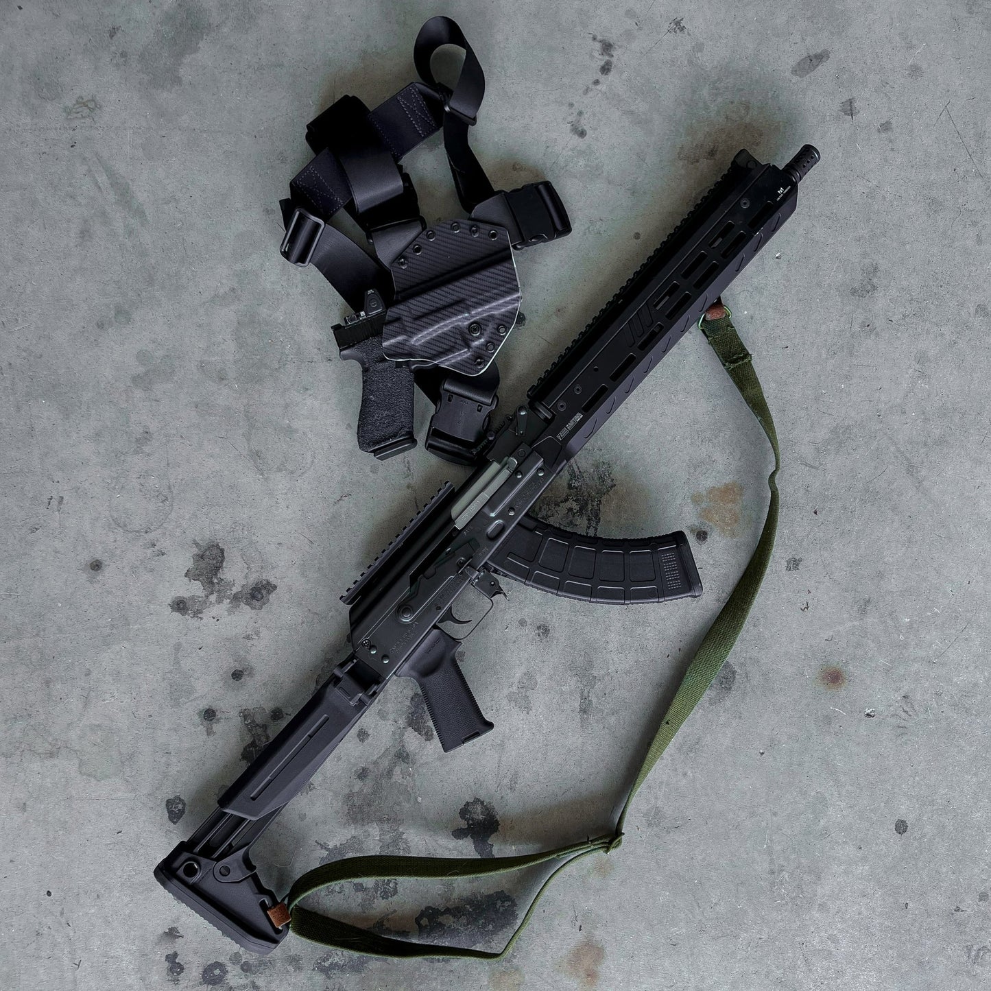 MATADOR Chest Rig Holster - DEFCON 1 GEAR[Gun Model] [Holster Type] Kydex Holster - [Hand] Draw - Made in Arizona - DEFCON 1 GEAR