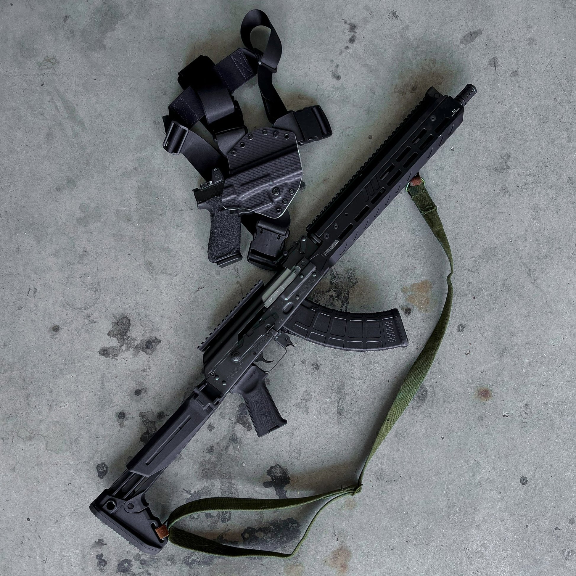 MATADOR Chest Rig Holster - DEFCON 1 GEAR[Gun Model] [Holster Type] Kydex Holster - [Hand] Draw - Made in Arizona - DEFCON 1 GEAR