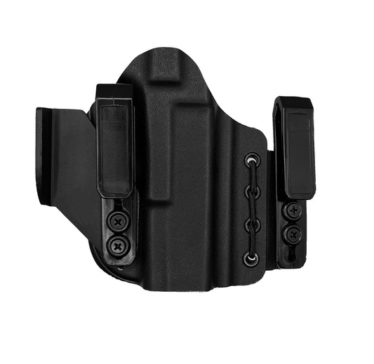Minuteman III IWB Holster: Comfort Meets Concealment in a Compact Design - DEFCON 1 GEAR[Gun Model] [Holster Type] Kydex Holster - [Hand] Draw - Made in Arizona - DEFCON 1 GEAR