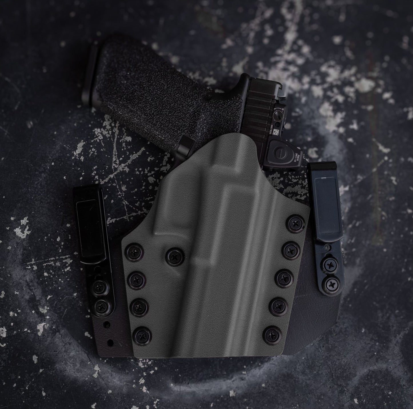 Peacekeeper IWB Holster - Secure, Comfortable Carry for Every Body Type - DEFCON 1 GEAR[Gun Model] [Holster Type] Kydex Holster - [Hand] Draw - Made in Arizona - DEFCON 1 GEAR