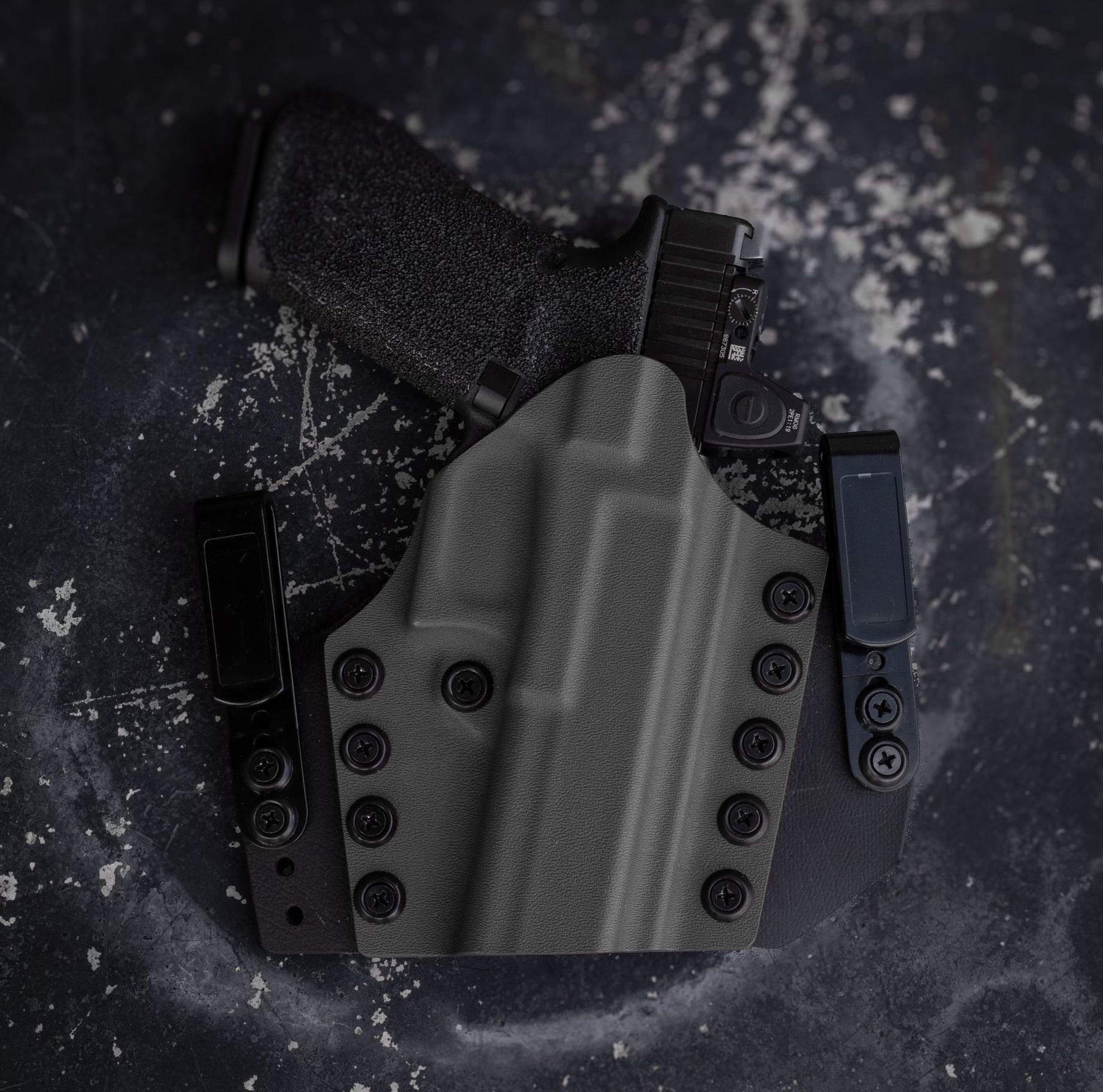 Peacekeeper IWB Holster - Secure, Comfortable Carry for Every Body Type - DEFCON 1 GEAR[Gun Model] [Holster Type] Kydex Holster - [Hand] Draw - Made in Arizona - DEFCON 1 GEAR