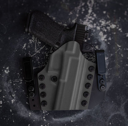 Peacekeeper IWB Holster - Secure, Comfortable Carry for Every Body Type - DEFCON 1 GEAR[Gun Model] [Holster Type] Kydex Holster - [Hand] Draw - Made in Arizona - DEFCON 1 GEAR