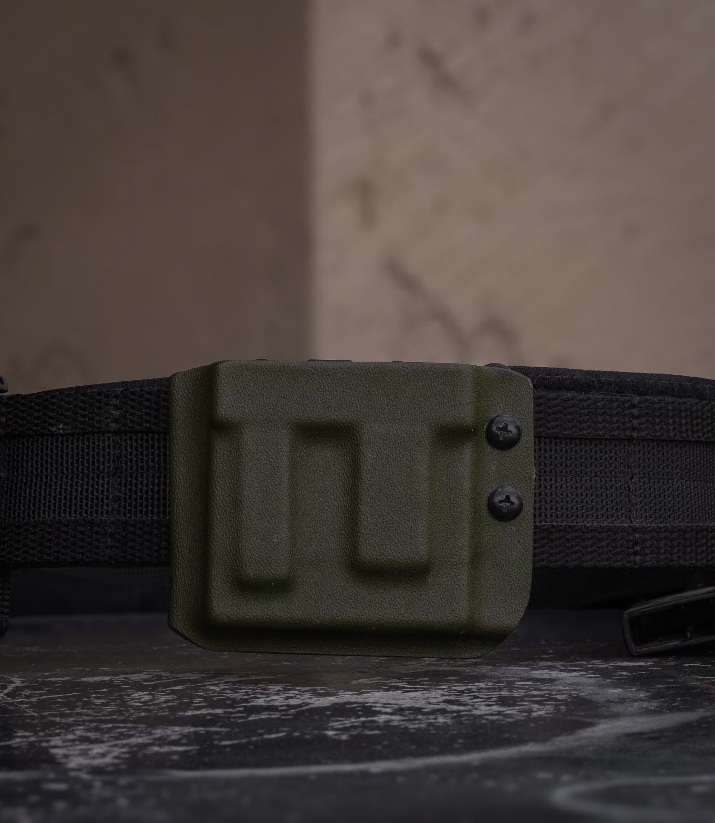 W68 OWB AR15 Magazine Carrier - Adjustable Retention and Versatile Carry Options - DEFCON 1 GEAR[Gun Model] [Holster Type] Kydex Holster - [Hand] Draw - Made in Arizona - DEFCON 1 GEAR